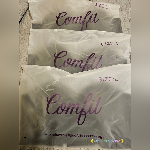 Comfit Iris Bra Black, Size Large - Picture 3 of 6